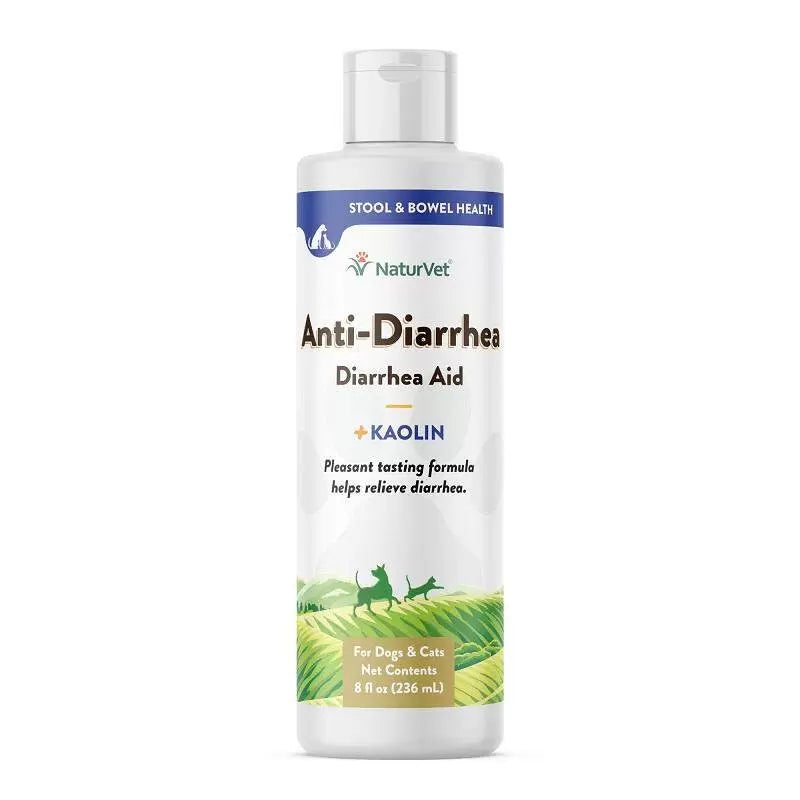 NaturVet Anti Diarrhea Liquid, Dog/Cat 8oz