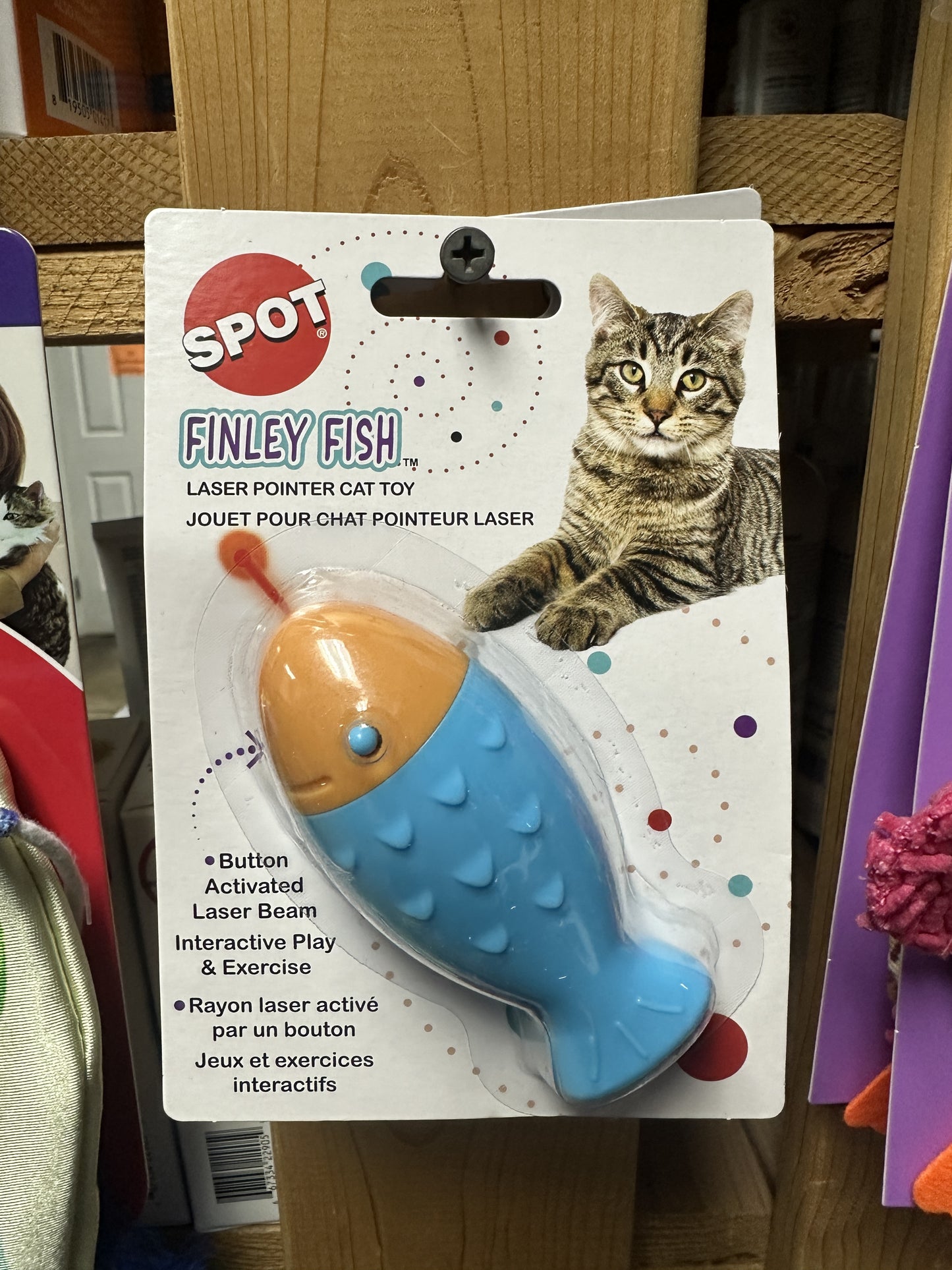 Finley Fish Laser Cat Toy