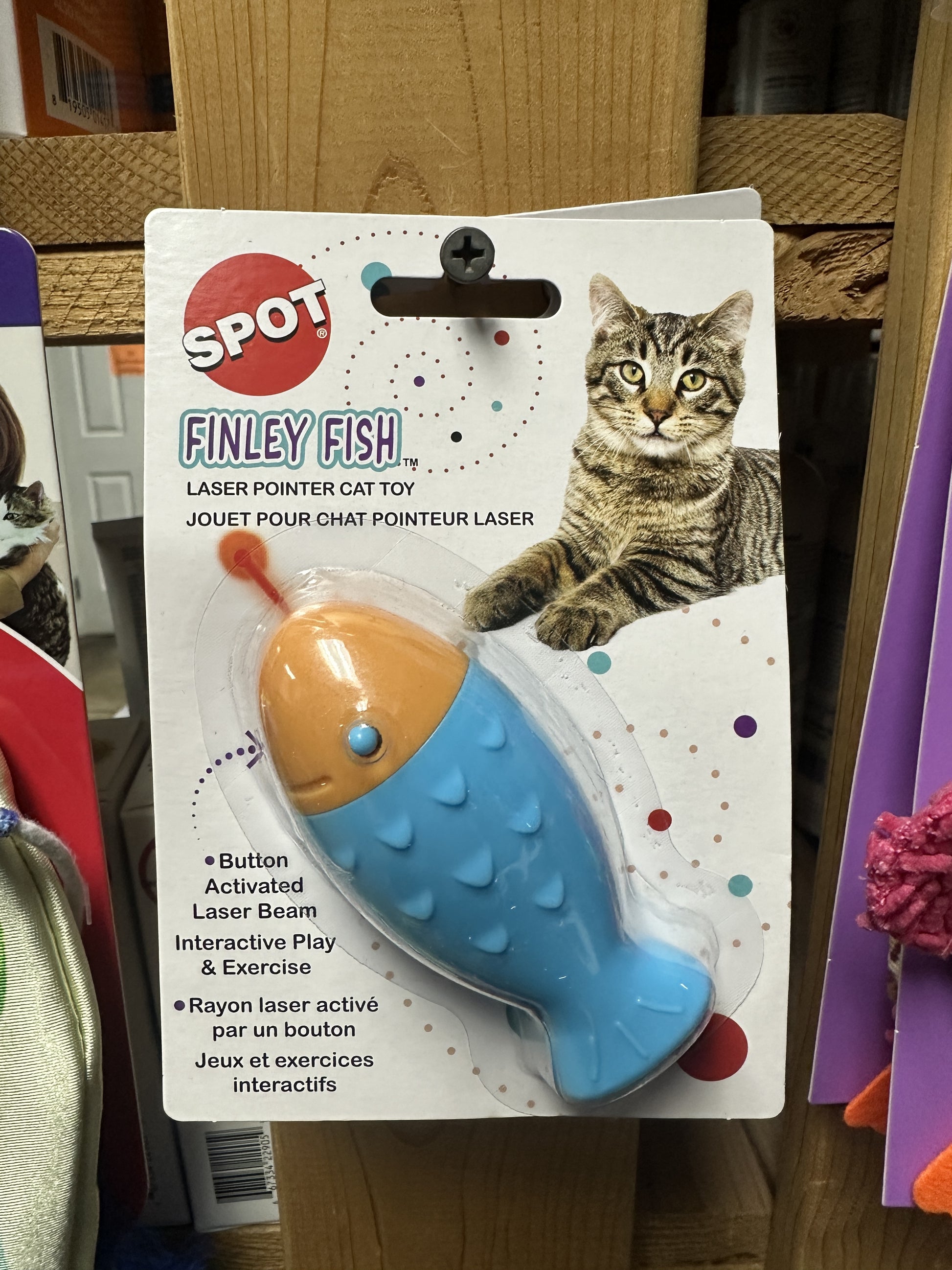Finley Fish Laser Cat Toy