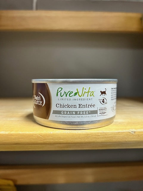 NutriSource PureVita Cat Food, Chicken Entree, 5.5oz