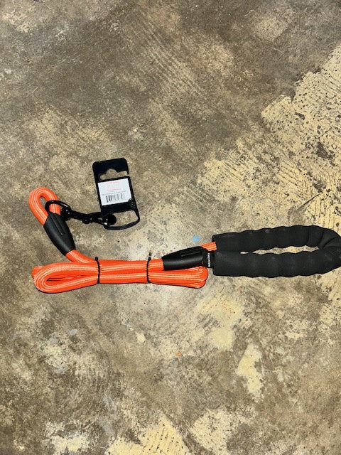 Bark Appeal Orange Rope Leash 4ft