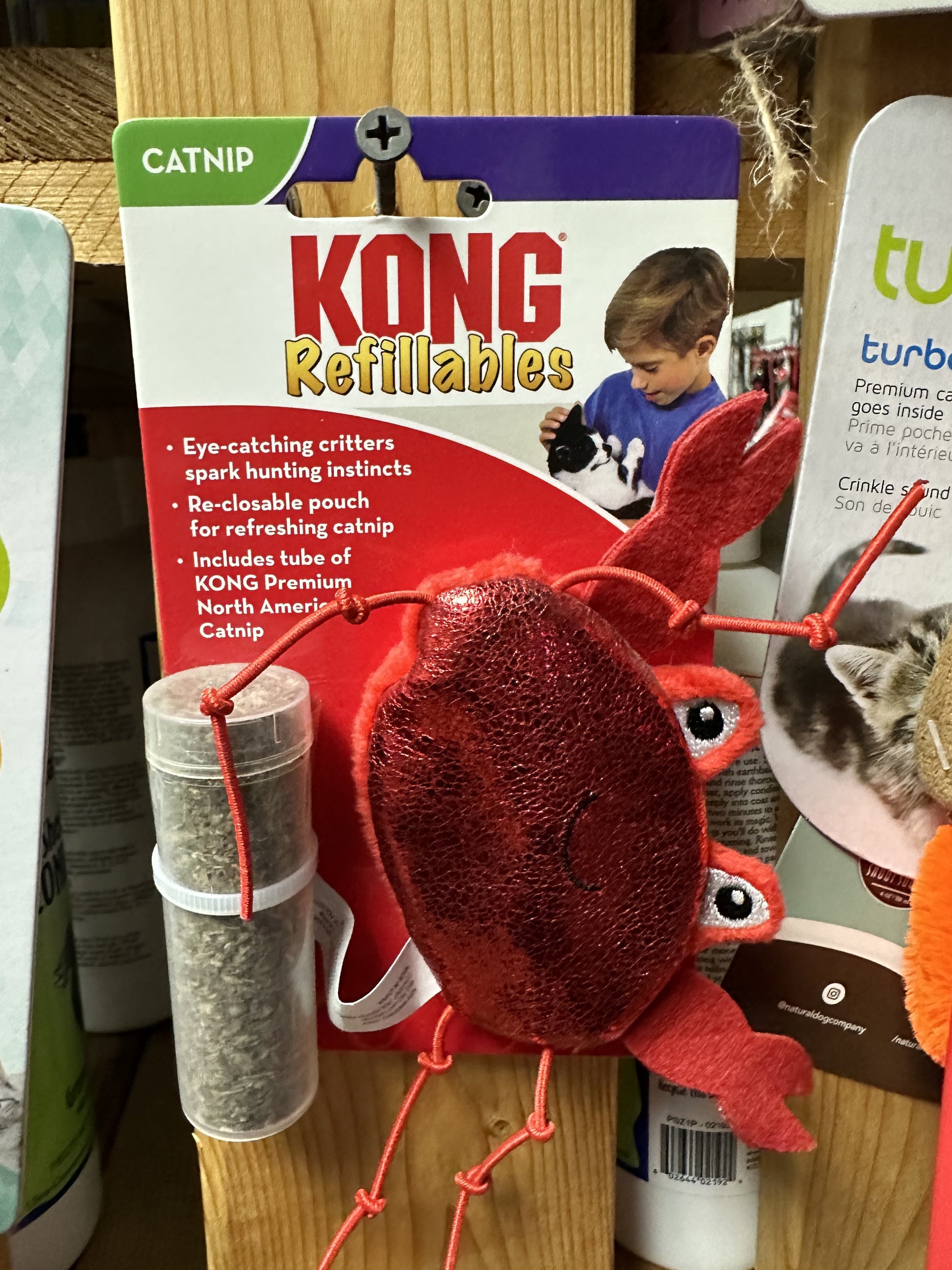 Kong Refillables Catnip Crab Cat Toy Kong Refillables Catnip Crab Cat Toy