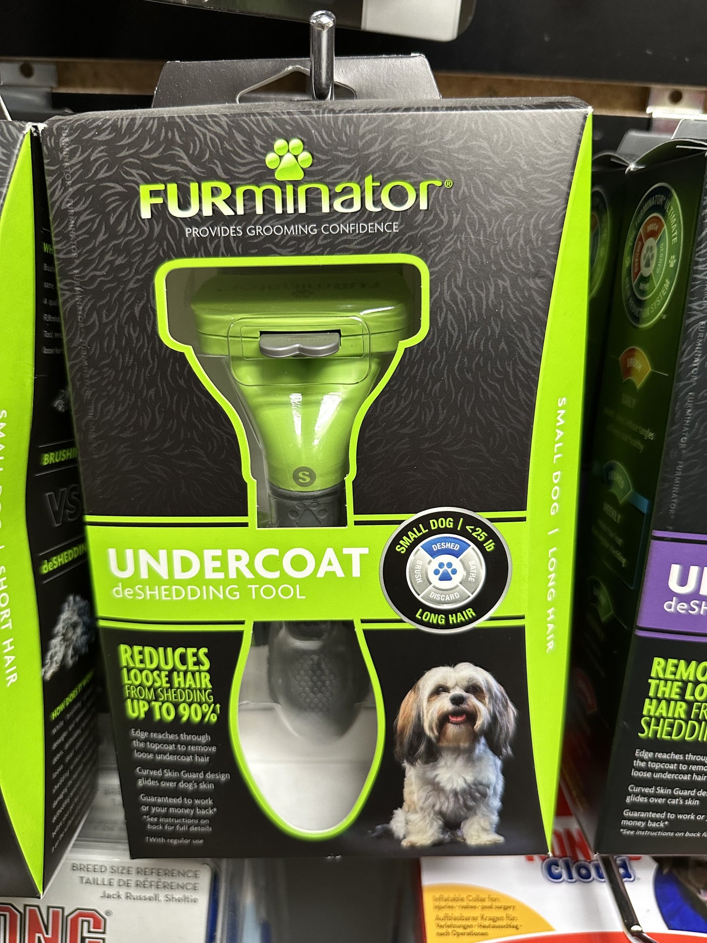 Furminator Dog Long Hair Deshedding Tool, Small