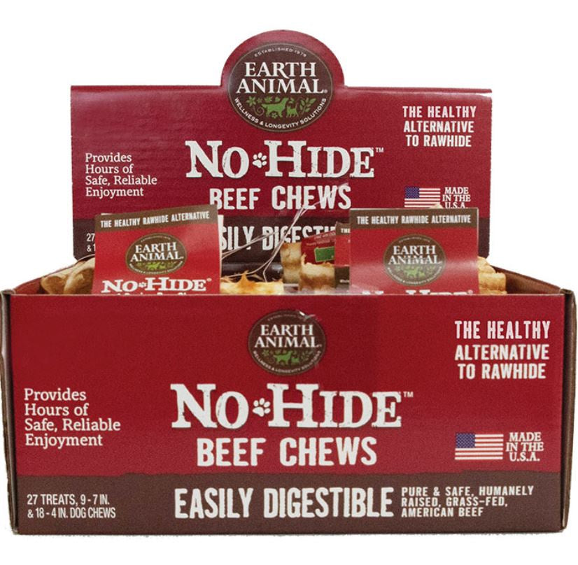 Earth Animal No Hide Beef ; Dog Treat ; 4 in Chew ; Single