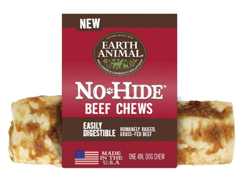 Earth Animal No Hide Beef Treat 4 in