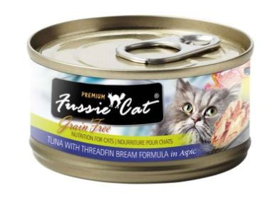 Fussie Cat ,Tuna & Threadfin Cat Food, Can 2.8 oz