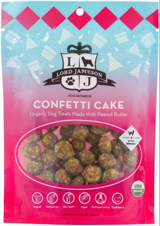 Lord Jameson Confetti Cake Dog Treat 3 oz